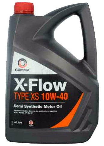 Масло моторное полусинтетическое - COMMA X-FLOW TYPE XS 10W40, 4л
